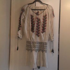 Ulla Johnson Samira Embroidered Boho Dress